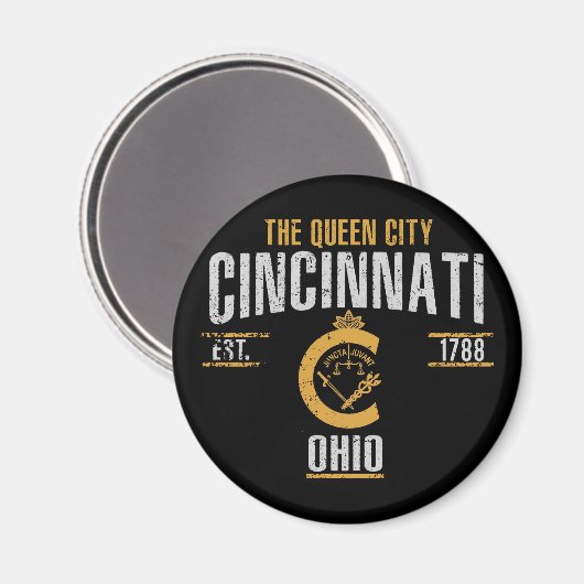 Cincinnati Magneet (Voorkant / Achterkant)