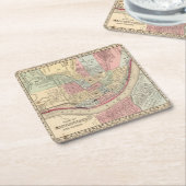 Cincinnati Map door Mitchell Kartonnen Onderzetters (Schuin)