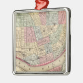 Cincinnati Map door Mitchell Metalen Ornament (Links)