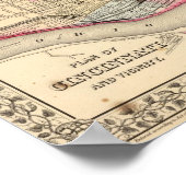 Cincinnati Map door Mitchell Poster (Hoek)