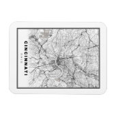 Cincinnati Map Magneet (Horizontaal)