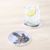 Cincinnati met een Centraal. Zandsteen Onderzetter (Zijkant)