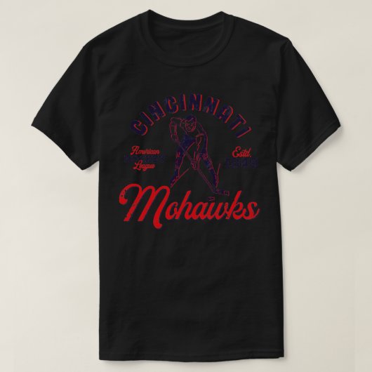 Cincinnati Mohawks1 T-shirt (Design voorkant)