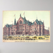 Cincinnati Music Hall 1879 Poster (Voorkant)