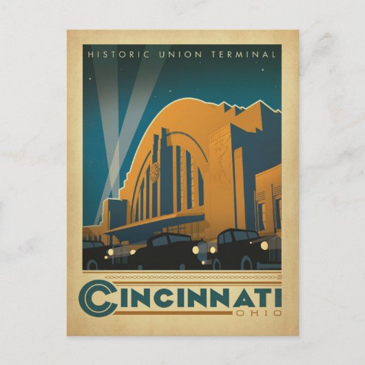 Cincinnati, OH Briefkaart (Voorkant)
