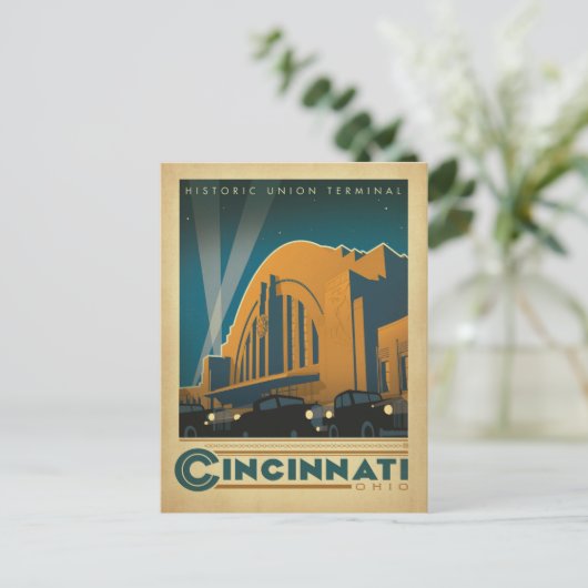 Cincinnati, OH Briefkaart (Staand voorkant)