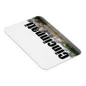 Cincinnati OH Skyline w / Cincinnati in de lucht Magneet (Rechterzijde)