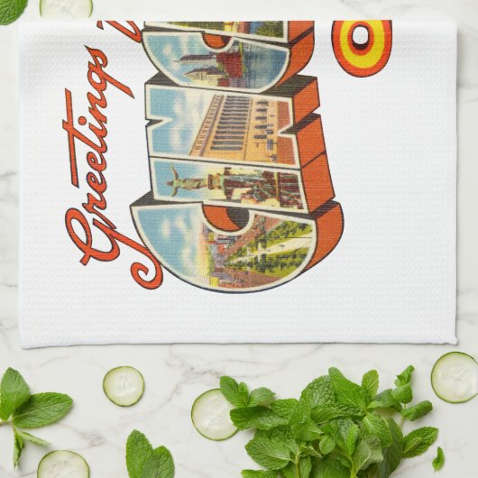 Cincinnati OH Theedoek (Gevouwen)