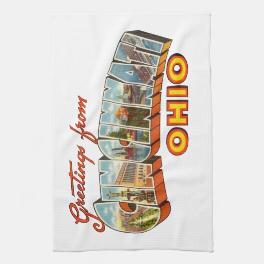 Cincinnati OH Theedoek (Verticaal)