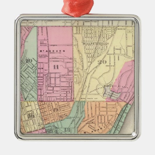 Cincinnati, Ohia Metalen Ornament (Voorkant)