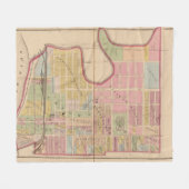 Cincinnati, Ohio 2 Fleece Deken (Voorkant (Horizontaal))