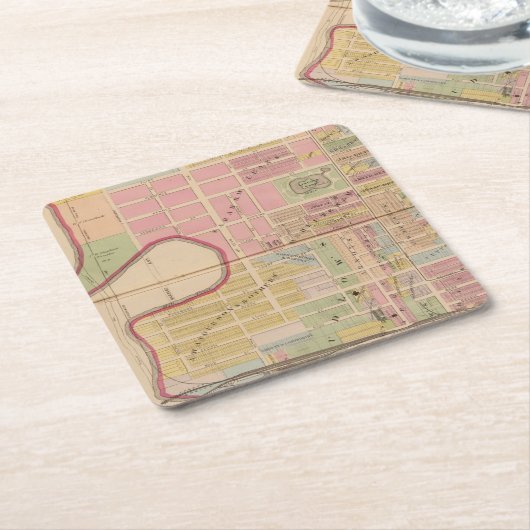 Cincinnati, Ohio 2 Kartonnen Onderzetters (Schuin)