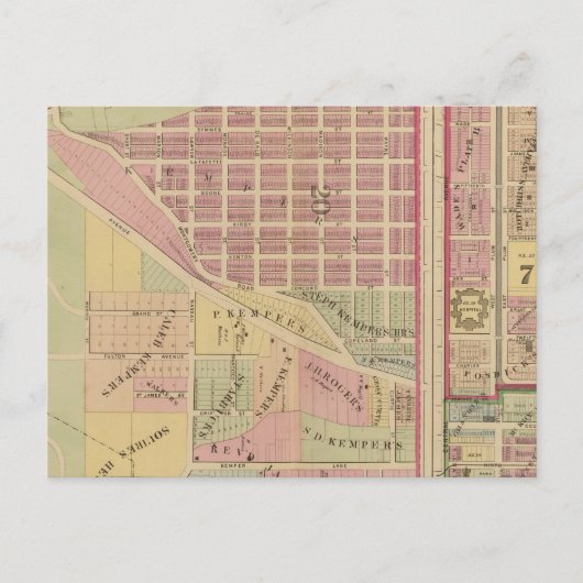 Cincinnati, Ohio 4 Briefkaart (Voorkant)