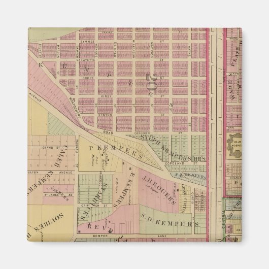 Cincinnati, Ohio 4 Magneet (Voorkant)