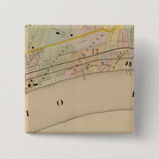 Cincinnati, Ohio 7 Vierkante Button 5,1 Cm (Voorkant)