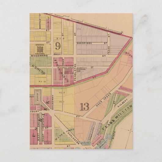 Cincinnati, Ohio 8 Briefkaart (Voorkant)