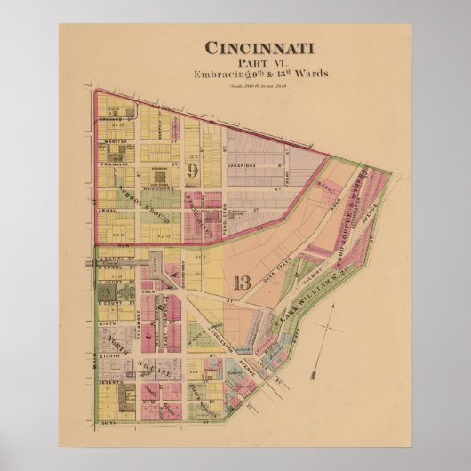 Cincinnati, Ohio 8 Poster (Voorkant)