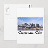 Cincinnati Ohio Briefkaart (Voorkant / Achterkant)