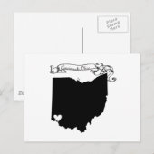 Cincinnati Ohio Briefkaart (Voorkant / Achterkant)