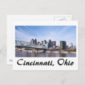 Cincinnati Ohio Briefkaart (Voorkant / Achterkant)