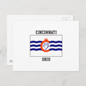 Cincinnati Ohio Briefkaart (Voorkant / Achterkant)