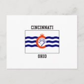 Cincinnati Ohio Briefkaart (Voorkant)