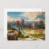 Cincinnati, Ohio Briefkaart (Voorkant / Achterkant)