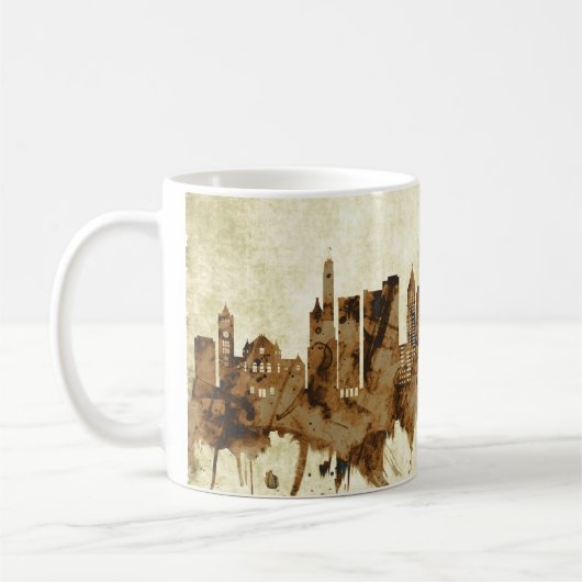 Cincinnati Ohio Cityscape Koffiemok (Links)