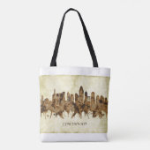 Cincinnati Ohio Cityscape Tote Bag (Achterkant)