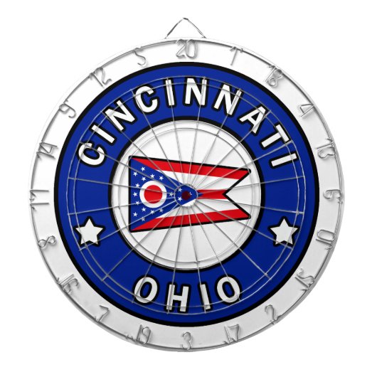 Cincinnati Ohio Dartbord (Voorkant)