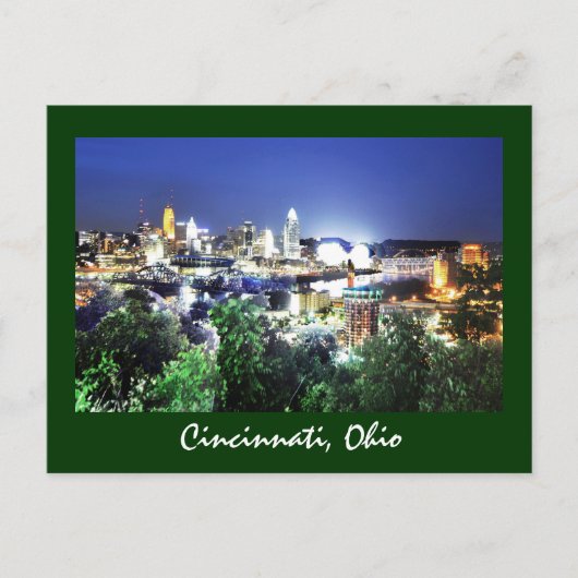 Cincinnati, Ohio, de koningin City. Briefkaart (Voorkant)
