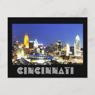 Cincinnati, Ohio, de koningin City. Briefkaart