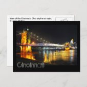 Cincinnati, Ohio, de koningin City. Briefkaart (Voorkant / Achterkant)