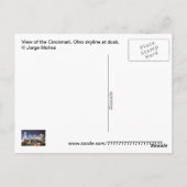 Cincinnati, Ohio, de koningin City. Briefkaart (Achterkant)