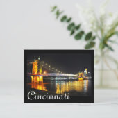 Cincinnati, Ohio, de koningin City. Briefkaart (Staand voorkant)