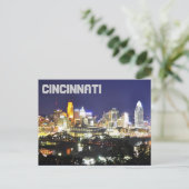 Cincinnati, Ohio, de koningin City. Briefkaart (Staand voorkant)