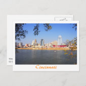 Cincinnati, Ohio, de koningin City Briefkaart (Voorkant / Achterkant)