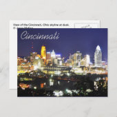 Cincinnati, Ohio, de Queen City. Briefkaart (Voorkant / Achterkant)