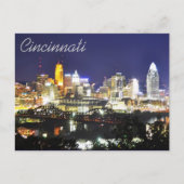 Cincinnati, Ohio, de Queen City. Briefkaart (Voorkant)
