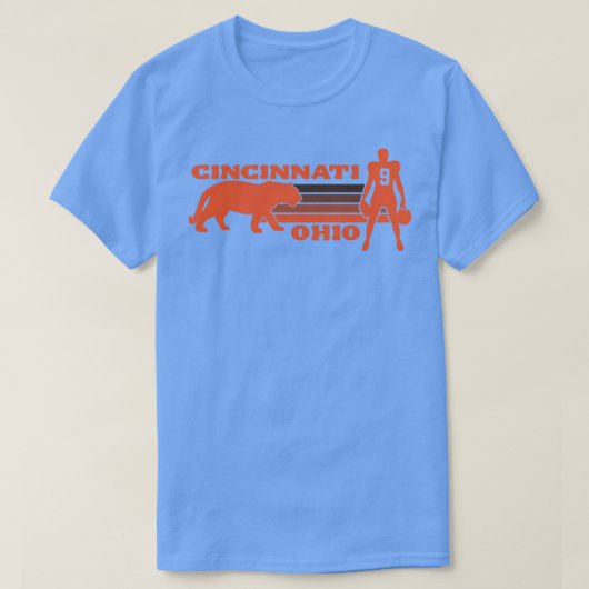 Cincinnati Ohio-Football T-shirt (Design voorkant)