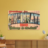 Cincinnati, Ohio (Gateway to the South) Canvas Afdruk (Insitu (Woonkamer))