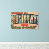 Cincinnati, Ohio (Gateway to the South) Canvas Afdruk (Insitu (Houten vloer))