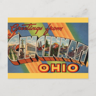 Cincinnati Ohio Groet Briefkaart