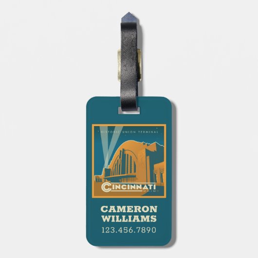 Cincinnati, Ohio | Historische Unieterminal Bagagelabel