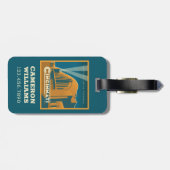 Cincinnati, Ohio | Historische Unieterminal Bagagelabel (Achterkant horizontaal)