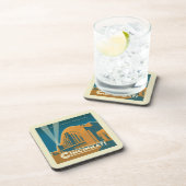 Cincinnati, Ohio | Historische Unieterminal Bier Onderzetter (Rechterzijde)