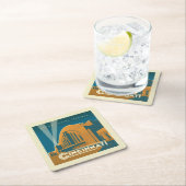 Cincinnati, Ohio | Historische Unieterminal Kartonnen Onderzetters (Insitu)