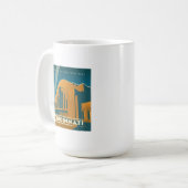 Cincinnati, Ohio | Historische Unieterminal Koffiemok (Voorkant links)