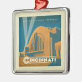 Cincinnati, Ohio | Historische Unieterminal Metalen Ornament (Links)