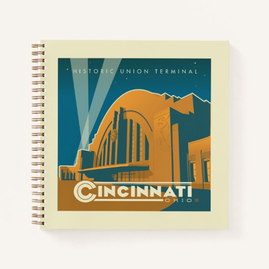 Cincinnati, Ohio | Historische Unieterminal Notitieboek (Voorkant)